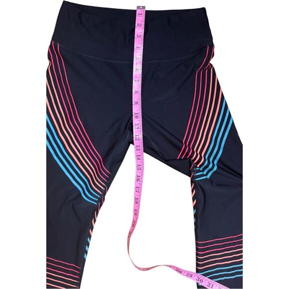 RBX Women's Athletic Sporty Black & Multi-color Legging Sz M - Picture 7 of 8